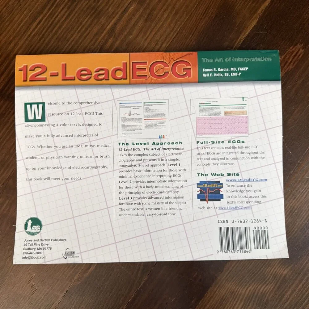 12-Lead ECG: The Art of Interpretation by Garcia & Holtz